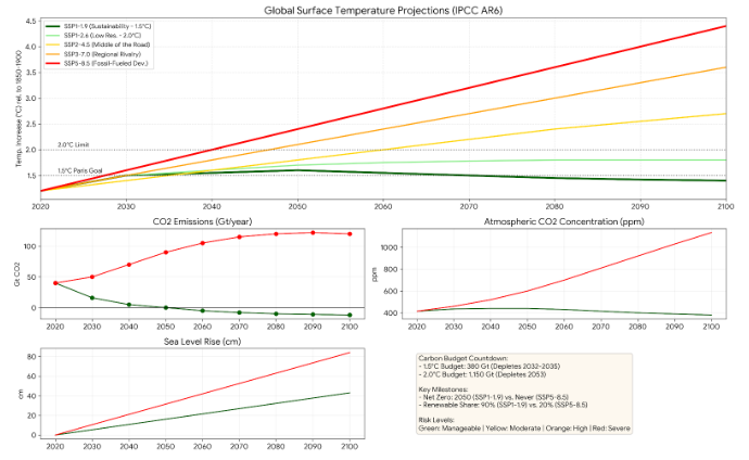 기후변화 완화 시나리오 비교