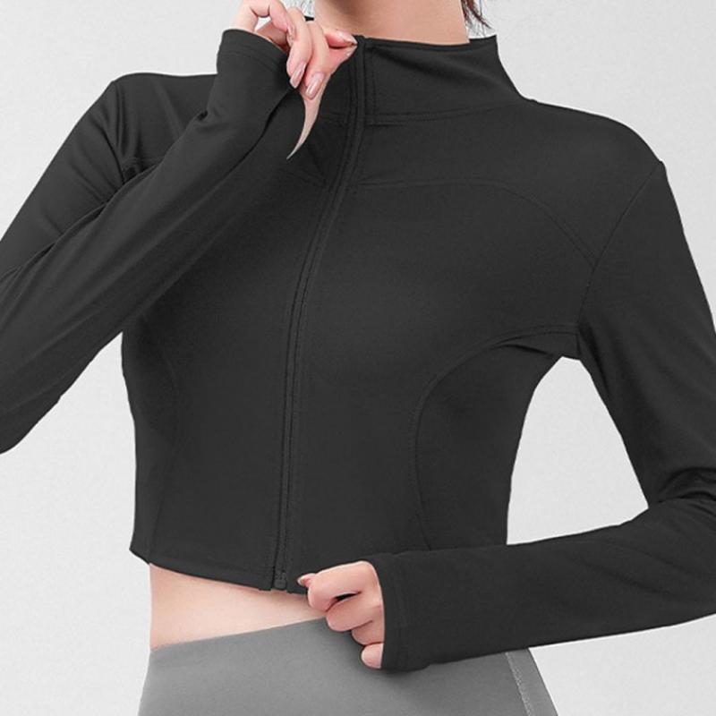 여자 여성 긴팔 헬스 운동 실내 필라테스 티셔츠 요가 집업 숏