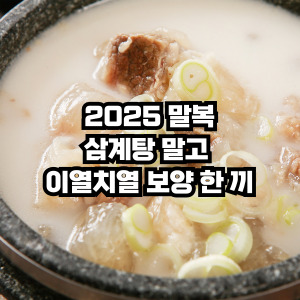 복날 삼계탕 말고 다른 보양식