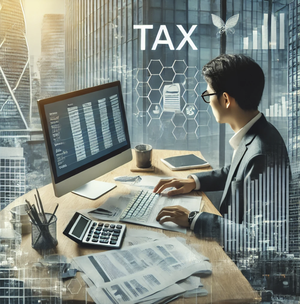 세금에 대한 정보를 다루는 사무실