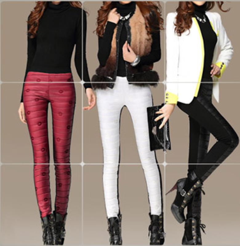 미스립 벨벳 패딩레깅스바지 - 날마다 편하게 입기좋은 팬츠