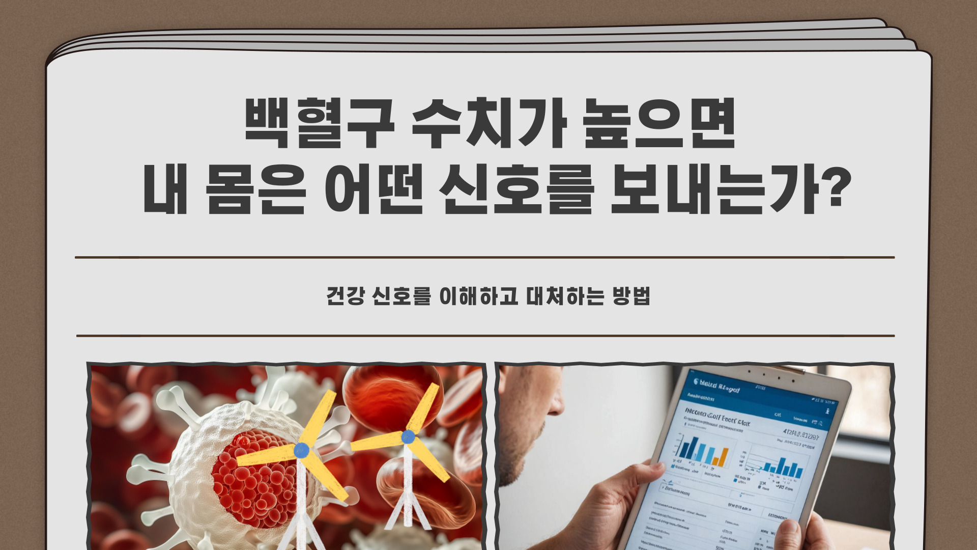 백혈구수치가높으면
