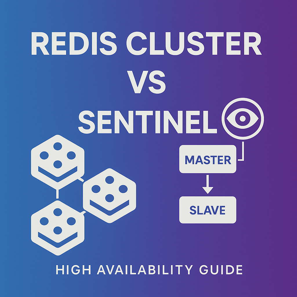 Redis Cluster vs Sentinel - 고가용성 아키텍처 선택 가이드