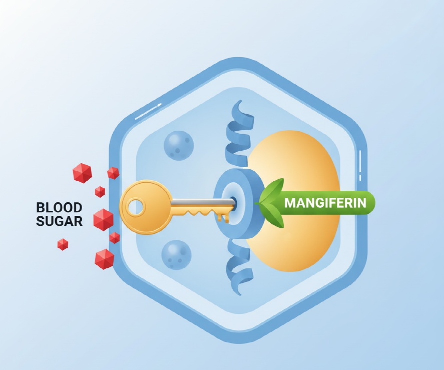망고와 혈당 관계그림