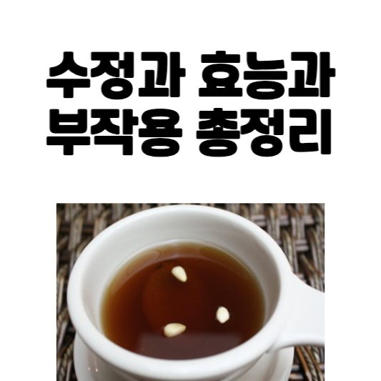 수정과 효능과 부작용
