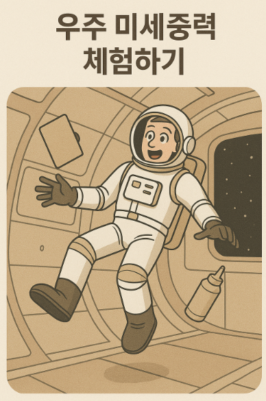 우주 미세중력 체험하기