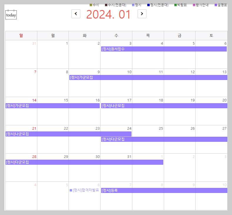 2024ํ๋
๋ ์๋ฅ ์ฃผ์์ผ์ 