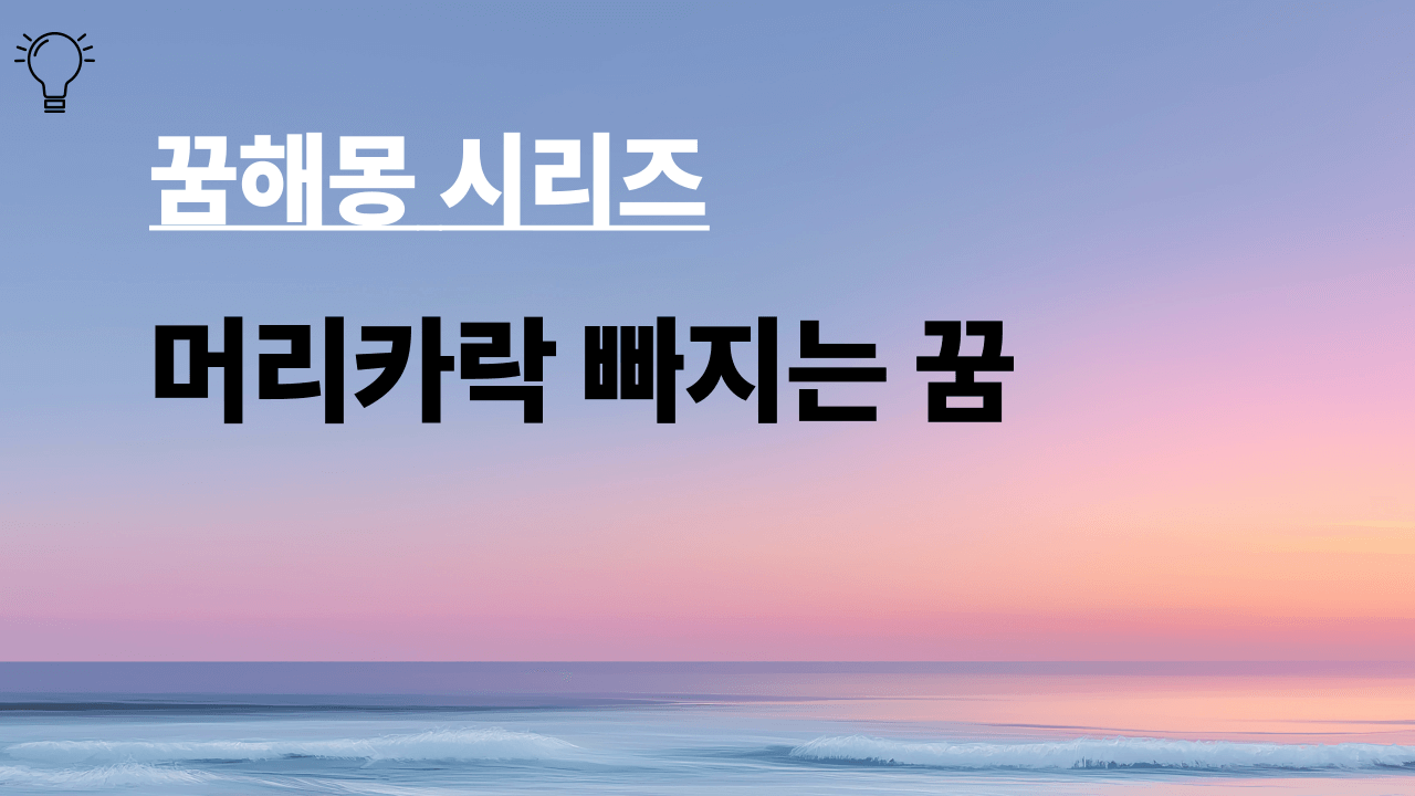 꿈해몽 시리즈 제목