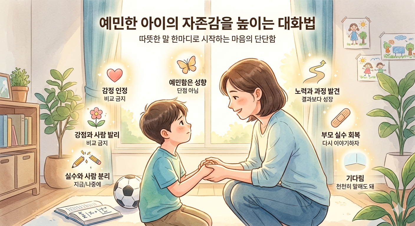 자존감 높이는 아이와의 대화 방법