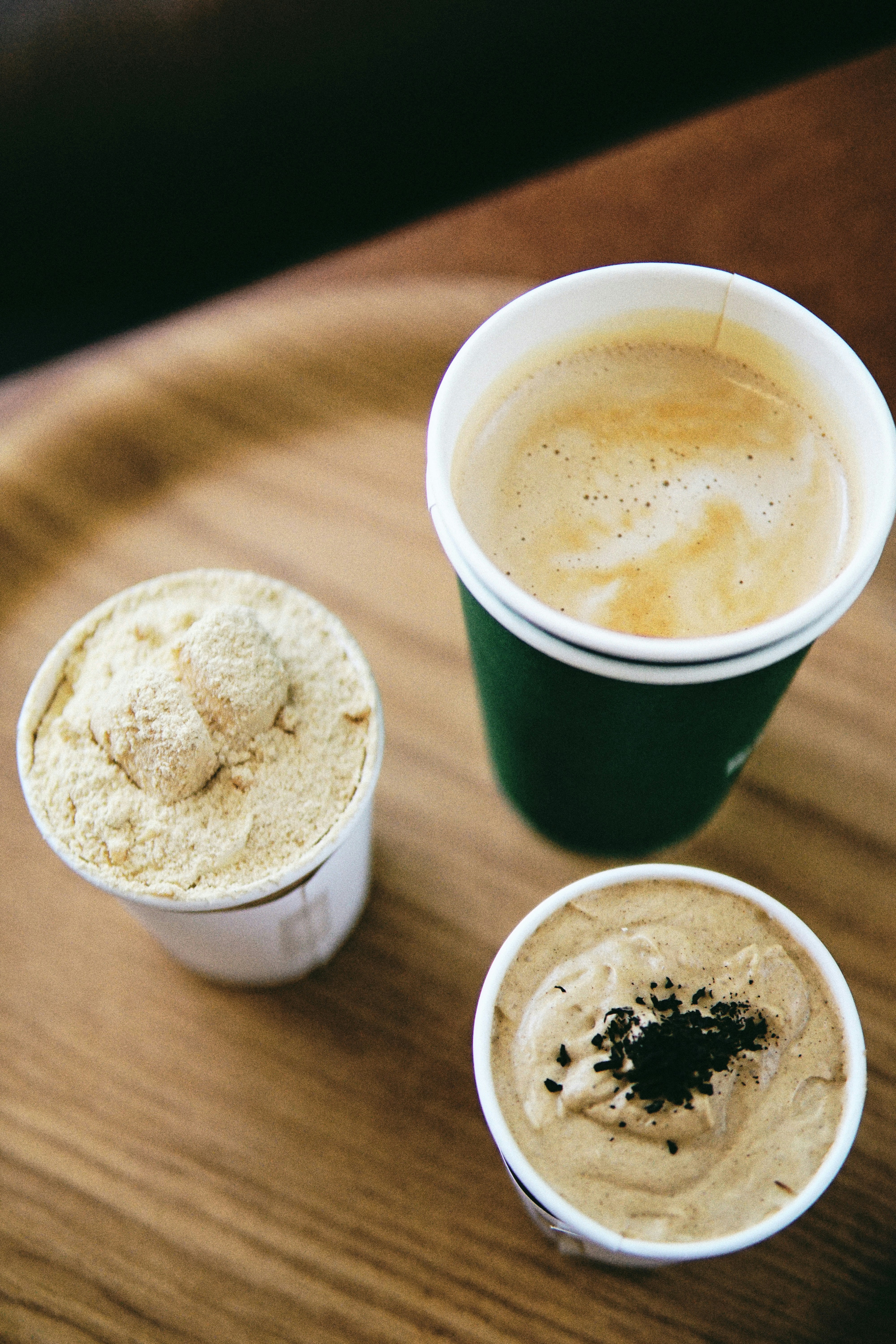 한국 전통 떡 인절미를 활용한 라떼
