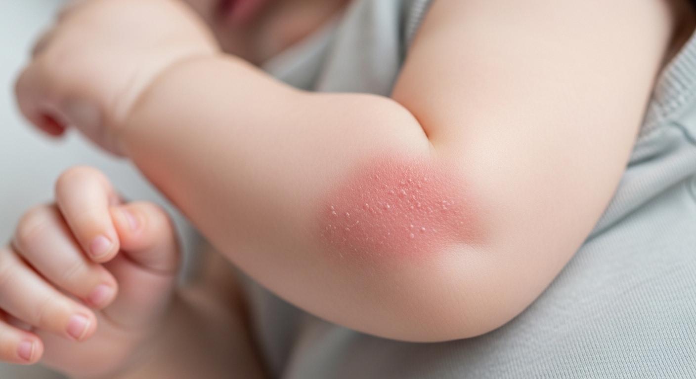 아기 피부 건선