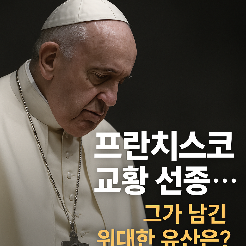 프란치스코 교황 선종 생애