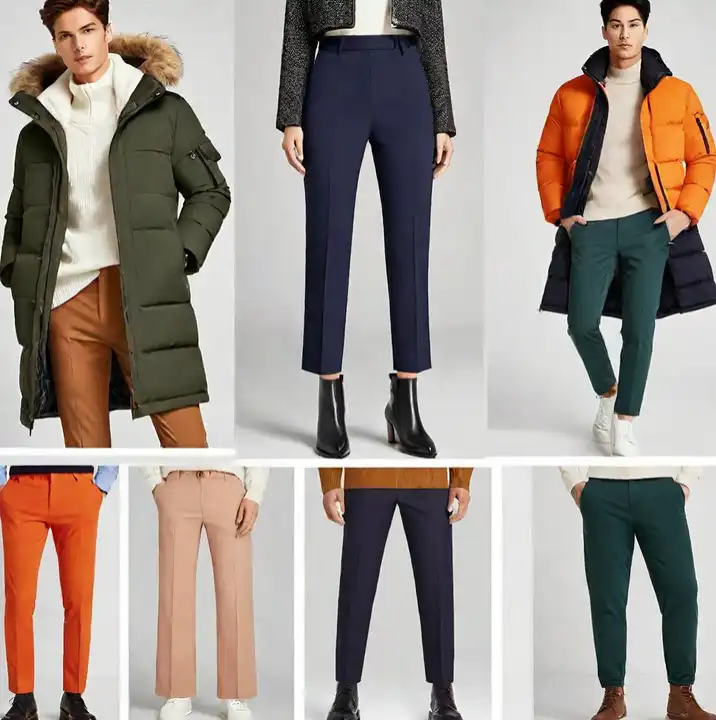 겨울 바지 코디 추천. 여성 기모바지, 남성 기모 팬츠