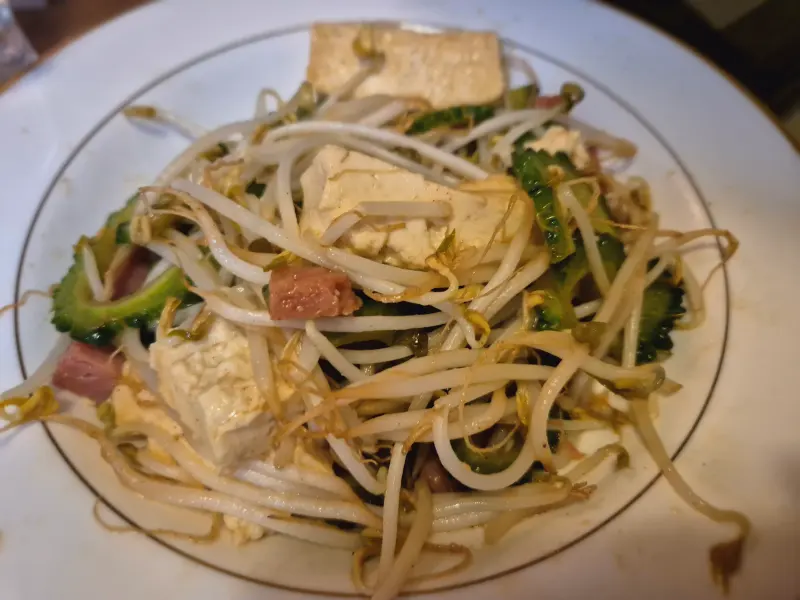 오키나와-고야참프루-볶음