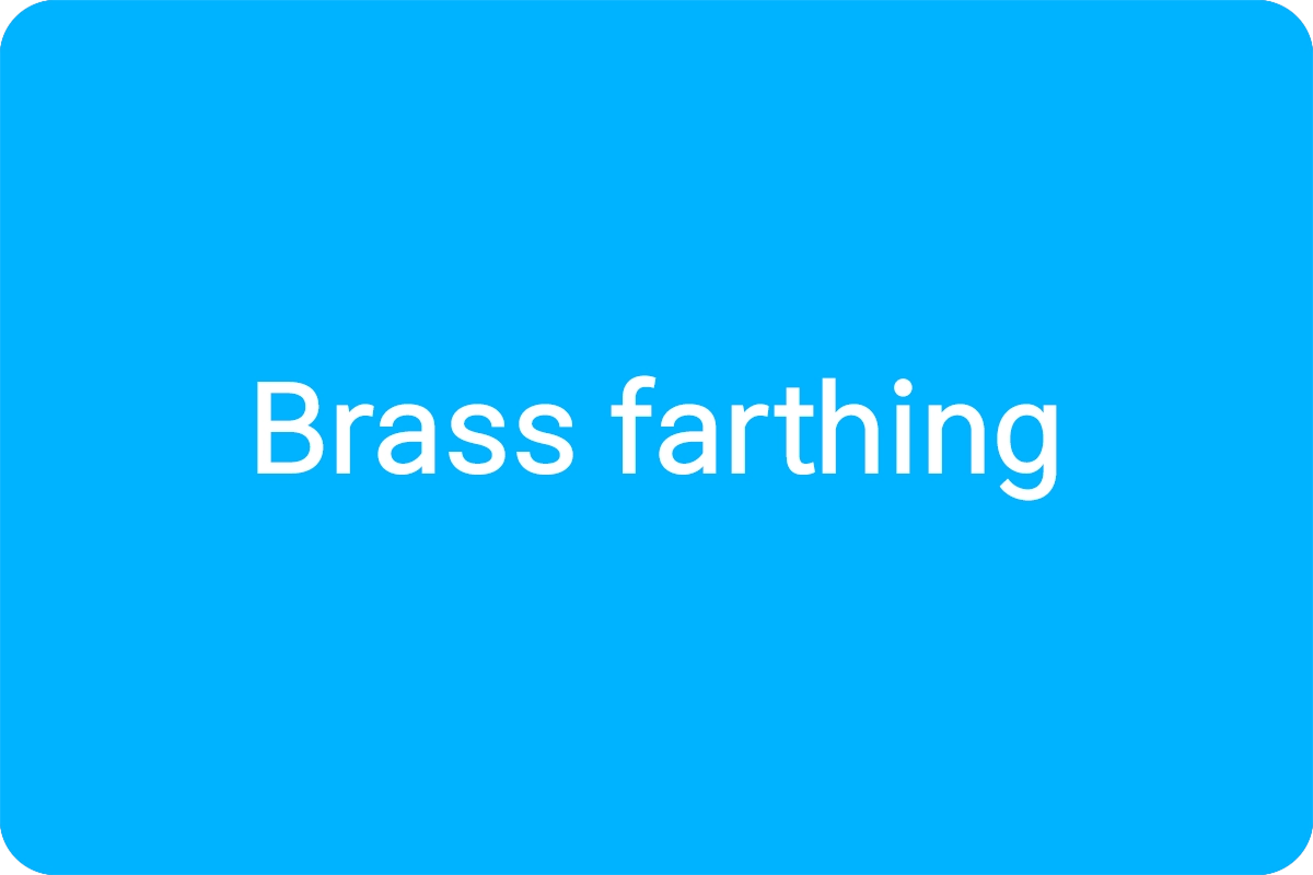 rass farthing 뜻