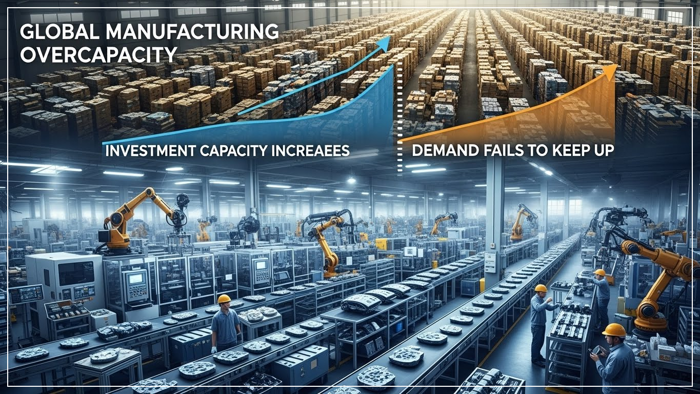 글로벌 제조업 과잉 : 투자설비는 늘었는데, 수요는 따라오지 않는다 : 코시팅(KST)
