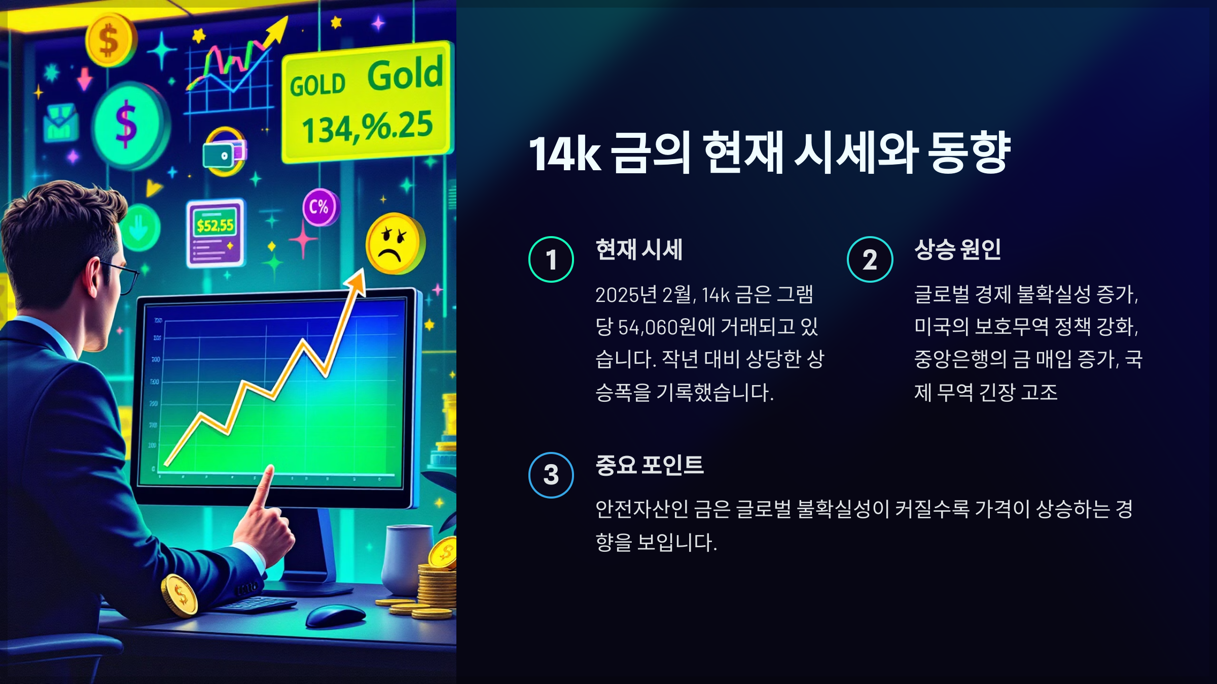 14k 금의 현재 시세와 동향