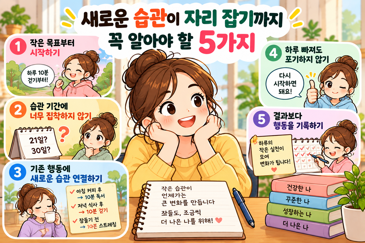새로운 습관이 자리 잡기까지 꼭 알아야 할 5가지