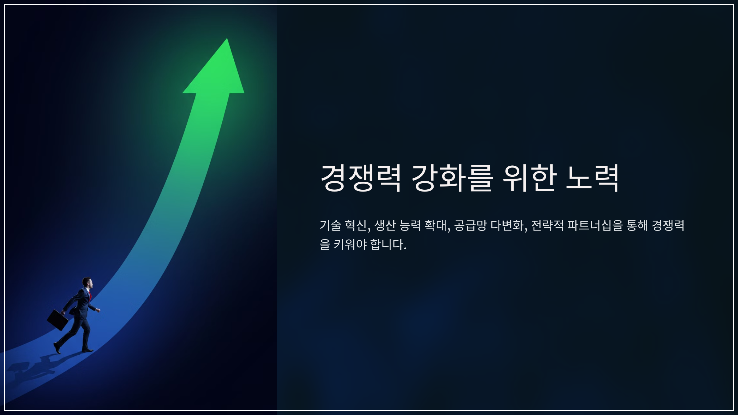 경쟁력 강화를 위한 노력