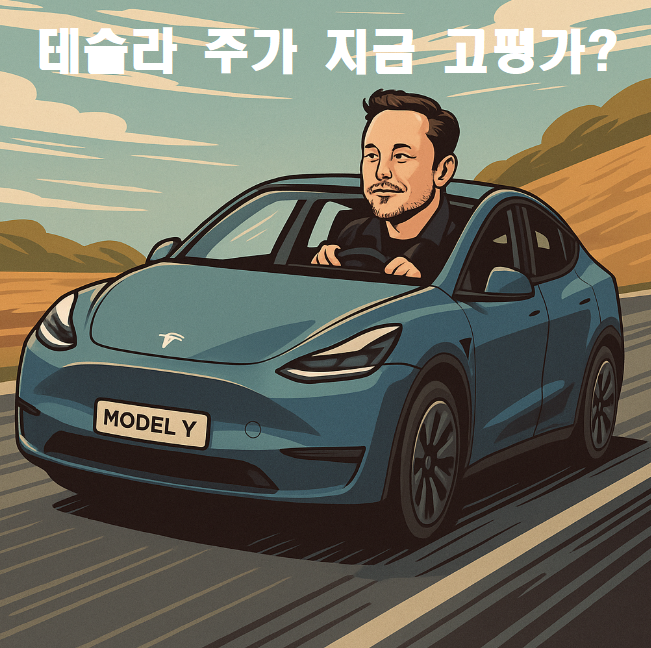 테슬라 주가 지금 고평가?