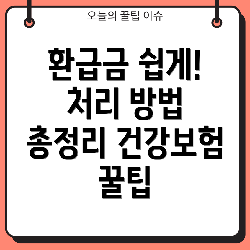 건강보험 환급금
