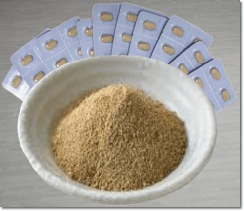 테아닌과 우롱차 분말