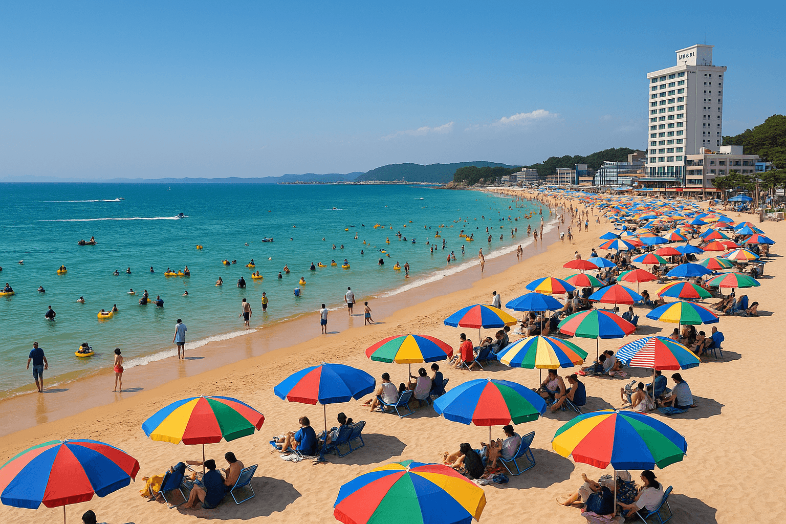 보령 대천해수욕장 여름 해변 여행, 푸른 바다와 모래사장이 빚어낸 완벽한 휴양지