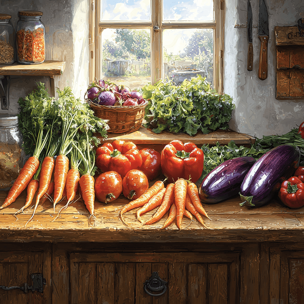 재래시장-미나리