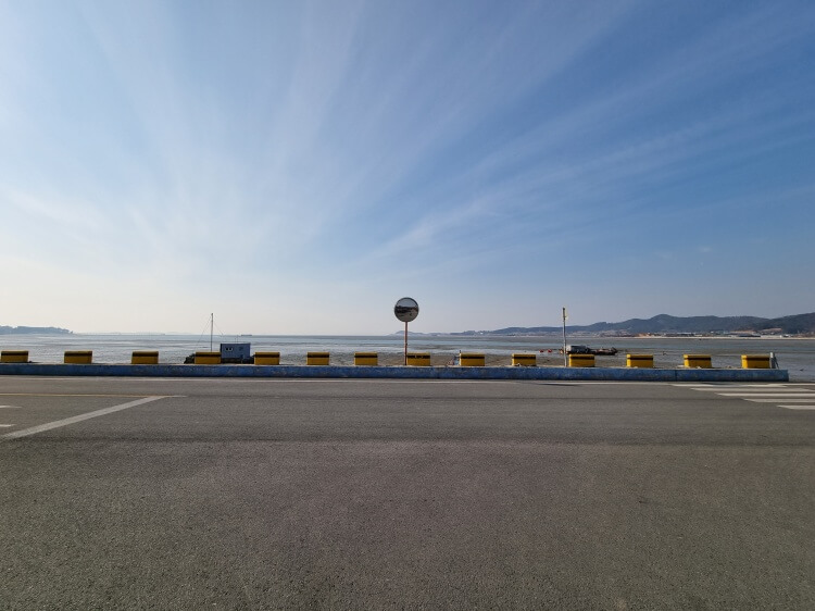 함평주평한옥마을 바닷가
