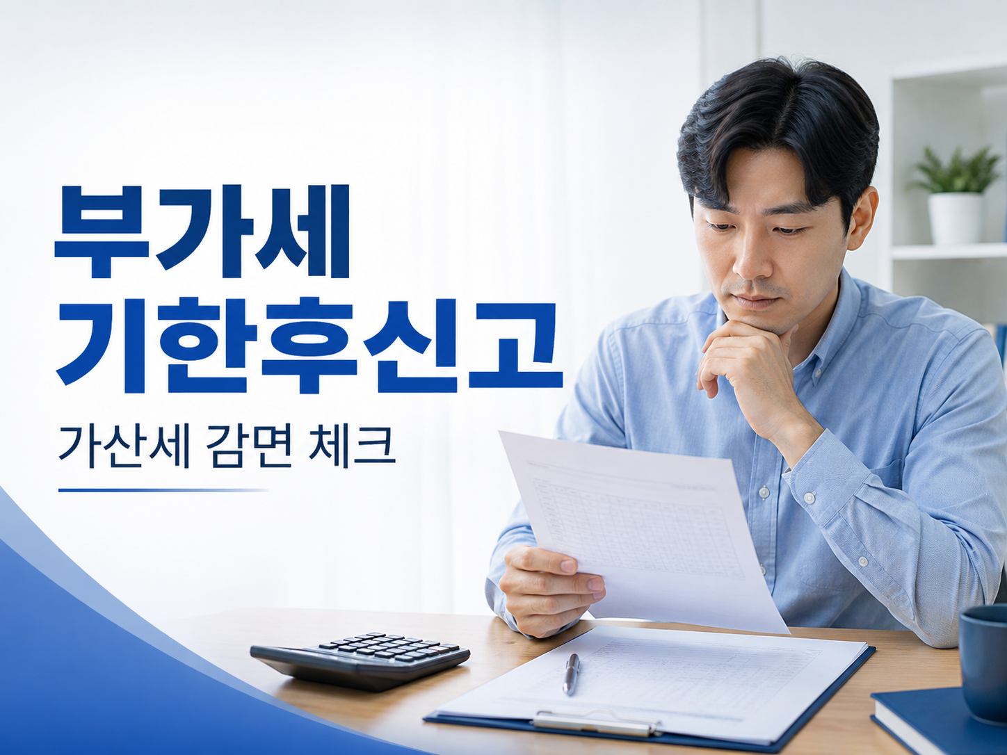 부가세 신고, 가산세 감면 체크