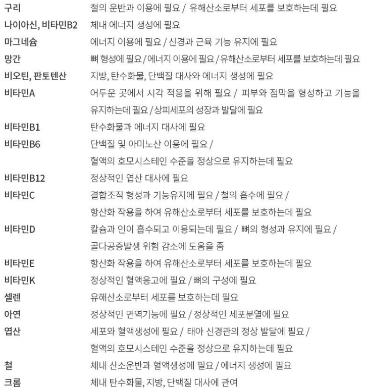 종합(멀티)비타민 추천 순위 TOP 5