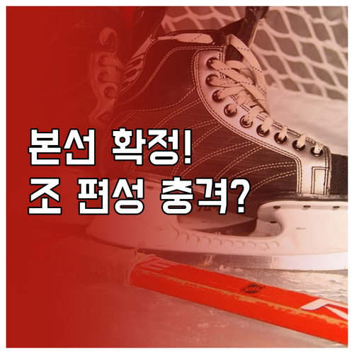 동계올림픽 아이스하키 최종 예선 결과..