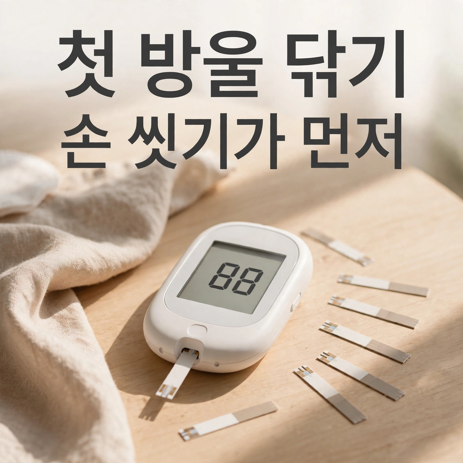 첫 방울 닦기 썸네일 이미지