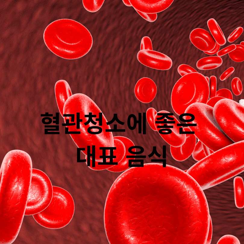 혈관청소에 좋은 음식 BEST 10 