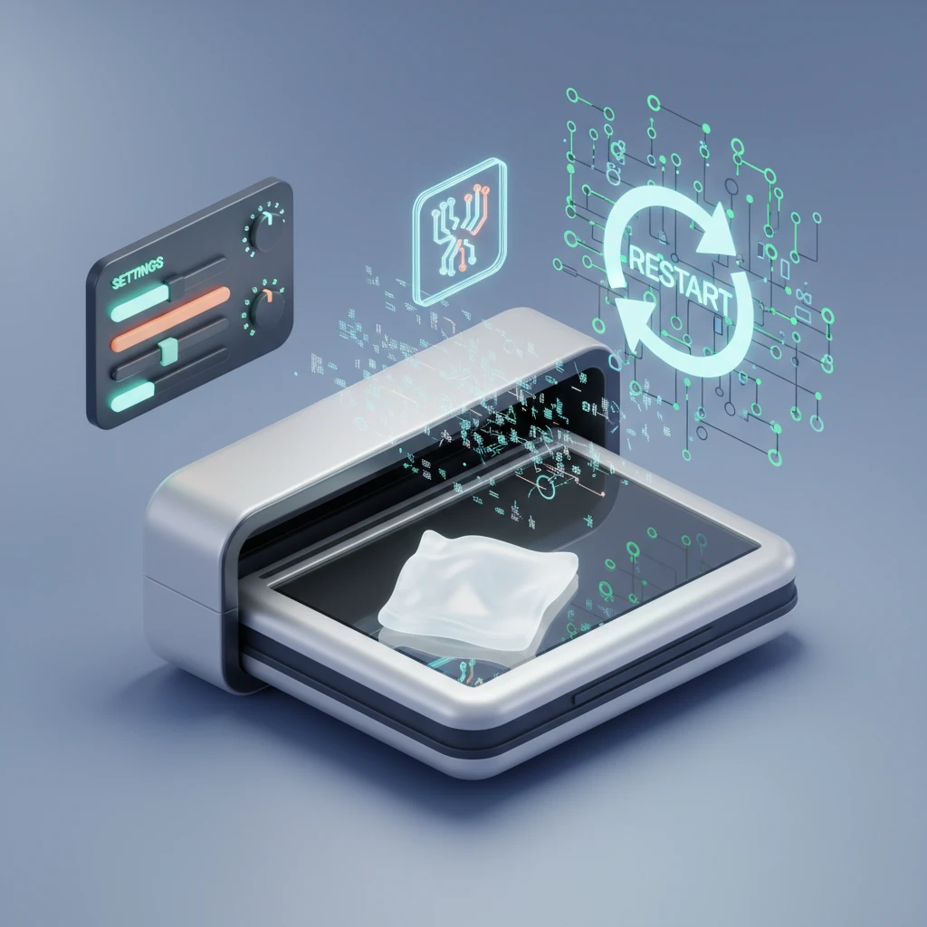 스캔 이미지 세로줄 및 멈춤 현상 조..