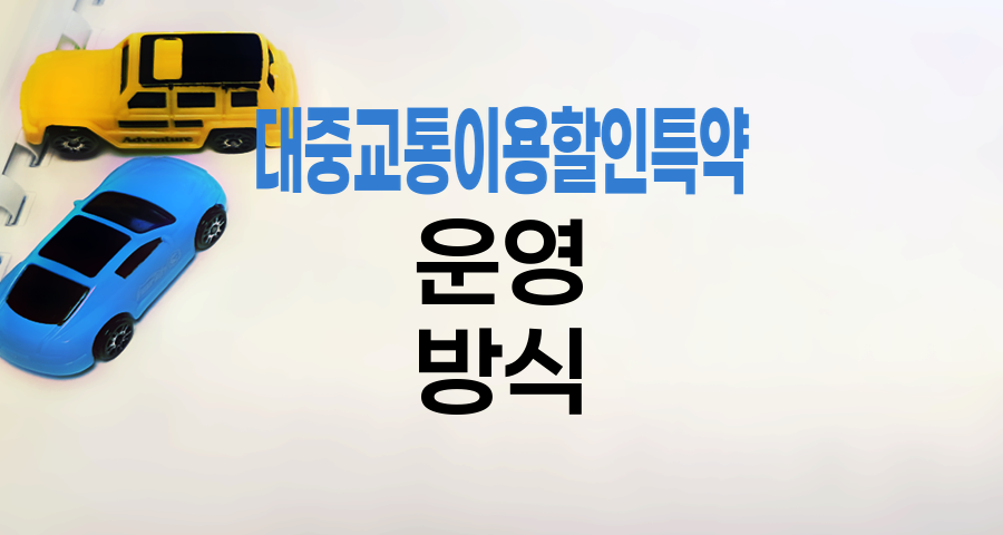 KB손해보험 대중교통이용할인특약 운영 방식