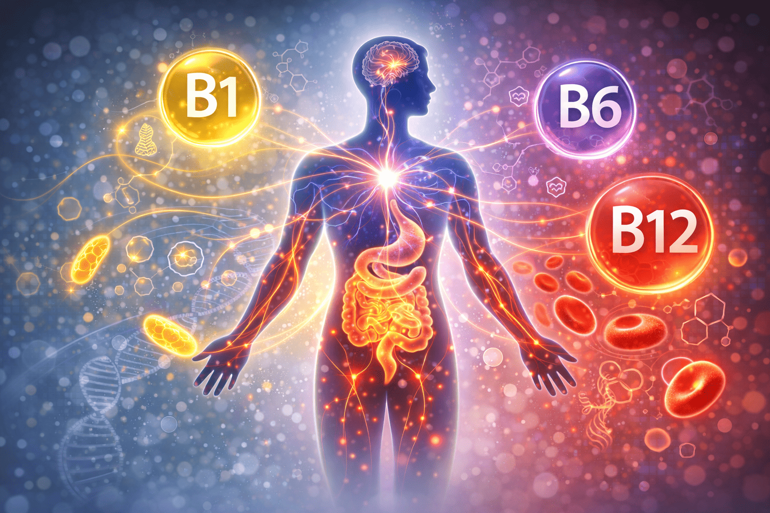 비타민B1 B6 B12 비교 (효능, 기능, 차이)