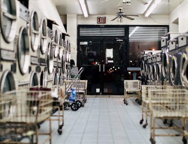 셀프빨래방 인테리어