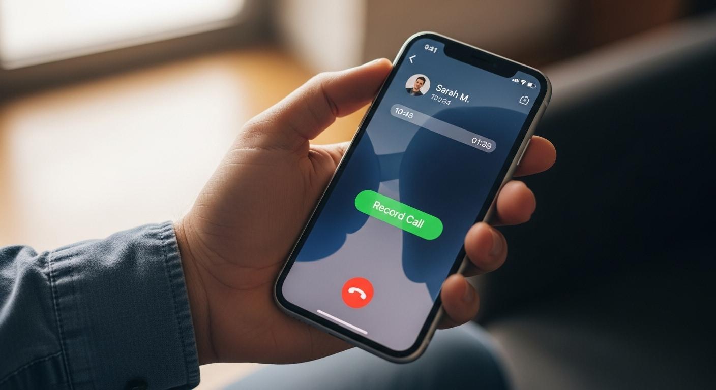 아이폰 통화 녹음기능