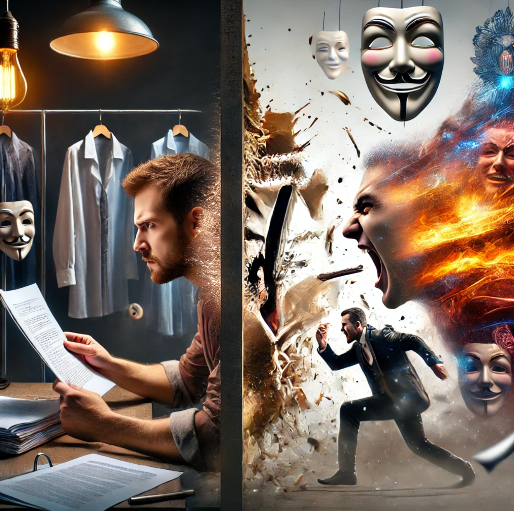 영화에서 맡은 배역에서 빠져나오지 못하는 연기하는 배우