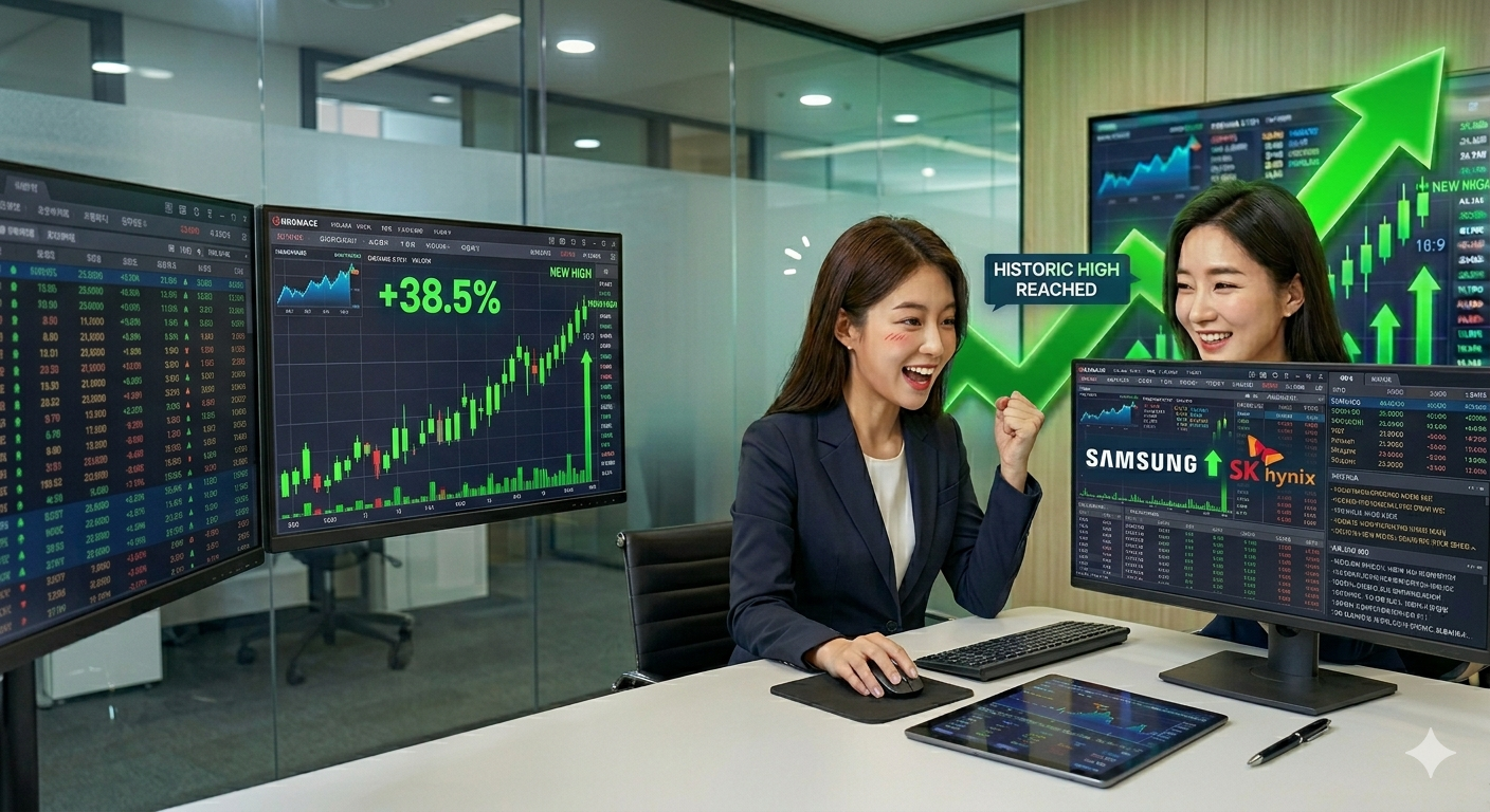 ETF 로 좋은 주식 모아 투자하는 모습