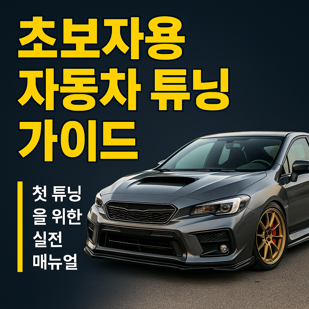초보자용 자동차 튜닝