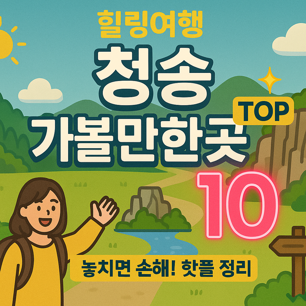 청송 가볼만한곳 베스트10