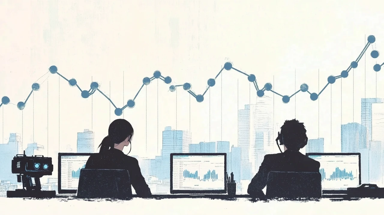 중국 AI와 로봇 기술 테마의 ETF를 분석하며 2025년 성장성과 투자 필요성을 전문가들이 검토하고 있습니다. 중국 인공지능, ETF, 금융 투자, 미래 성장 전망이 잘 드러난 시각적 구성입니다.