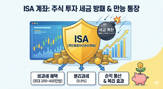 ISA 계좌를 활용한 주식 투자 절세 방법