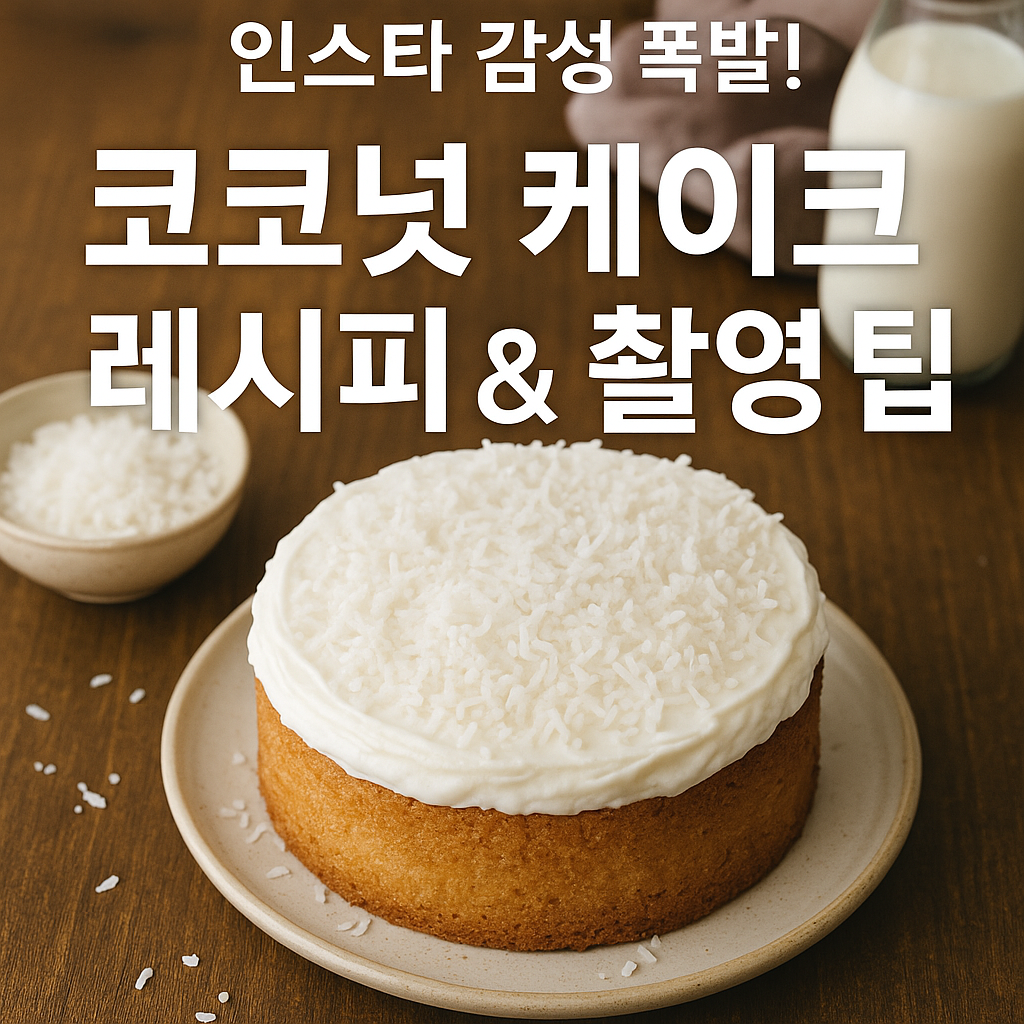 코코넛 케이크 레시피
