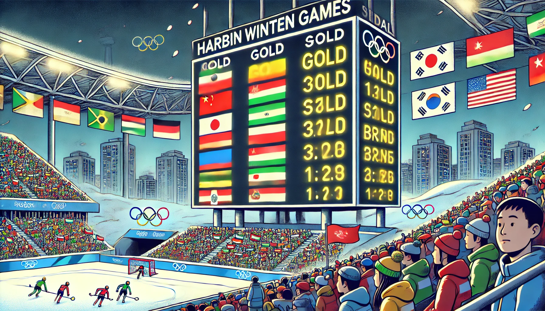 동계 아시안게임 메달 순위