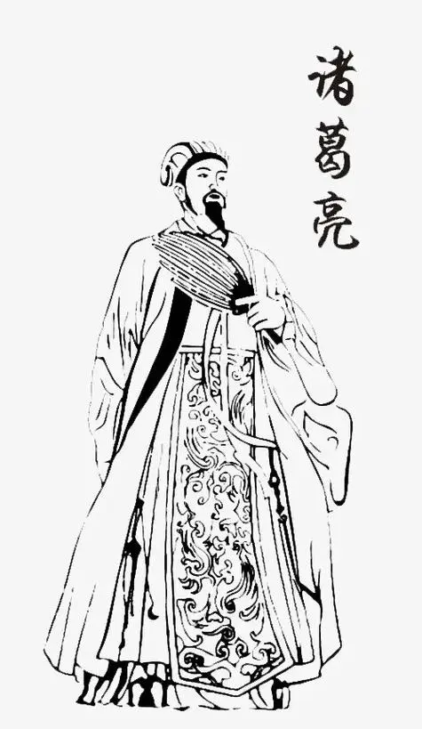 제갈량을 표현한 그림