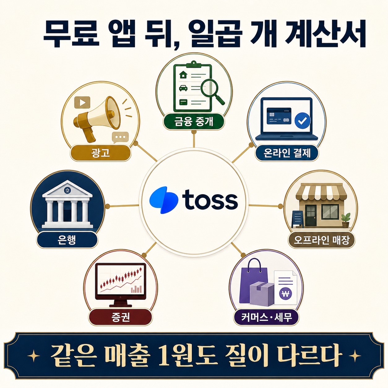 토스 생태계를 지탱하는 서로 다른 수익 축