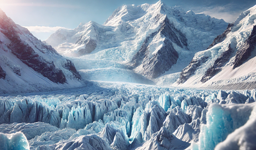 빙하와 눈 덮인 산